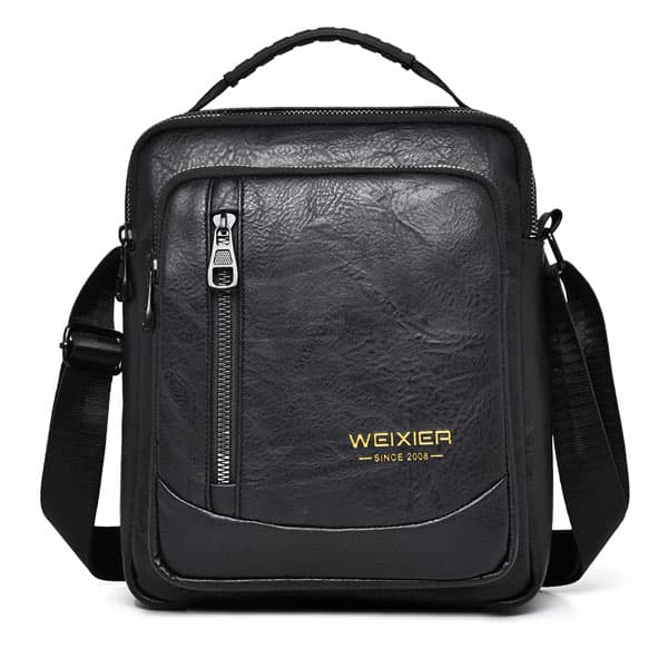 قیمت-کیف-دوشی-چرم-مشکی-weixier-d288