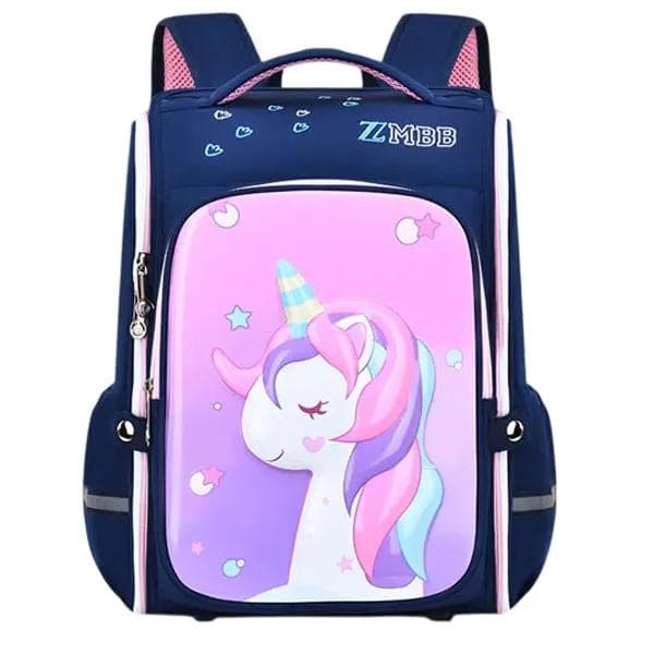 کیف-مدرسه-یونیکورن-سورمه-ای