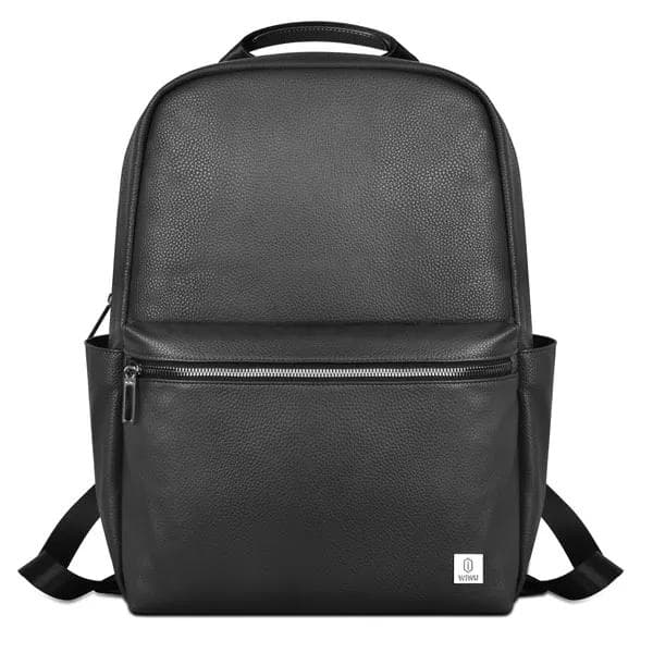 کوله پشتی ویوو چرم مشکی لپ تاپ 15.6