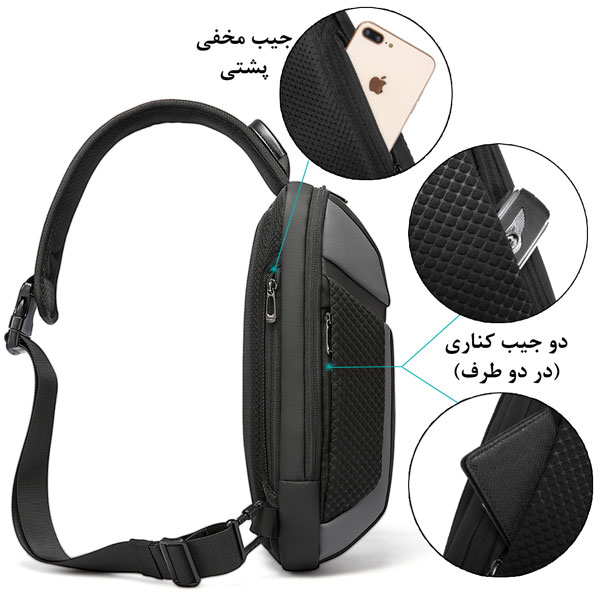 کیف-تک-بند-شانه-ای-ضدآب-بنج-مدل-7721.