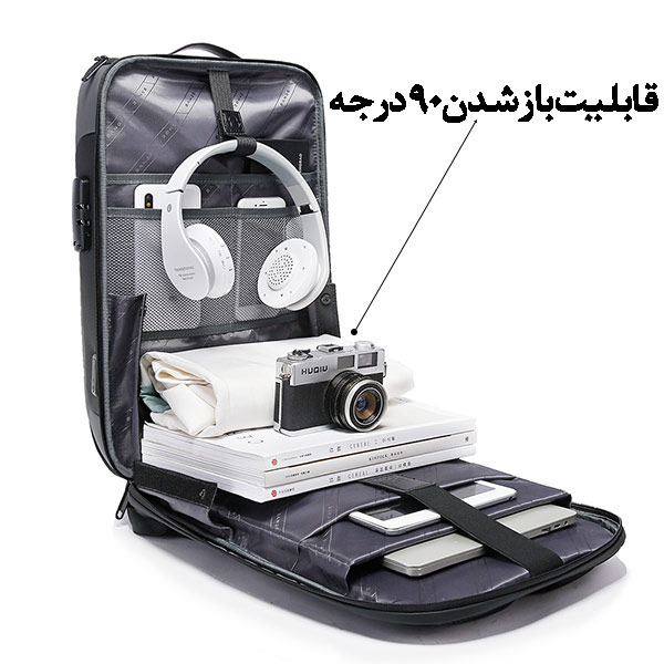 کوله-پشتی-کوهنوردی-با-درگاه-شارژ-باکیفیت-بنج-7216plus