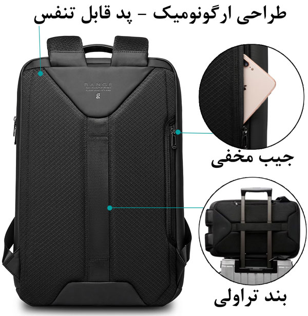 کیف-دوبند-شانه-ای-اورجینال-ضدآب-بنج-bange-7710