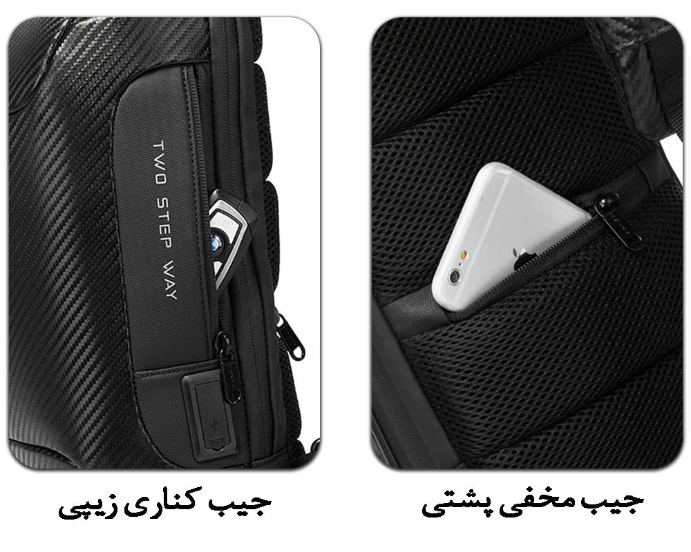 سفارش-کیف-تک-بند-ضدآب-ضدسرقت-یو-اس-بی-دار-BG-22085PLUS