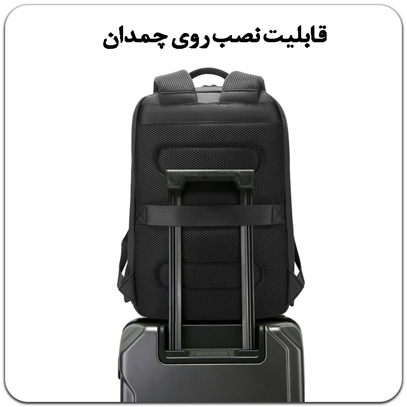 کیف-کوله-ای-شانه-ای-مسافرتی-با-پورت-USB-بنج-8013.