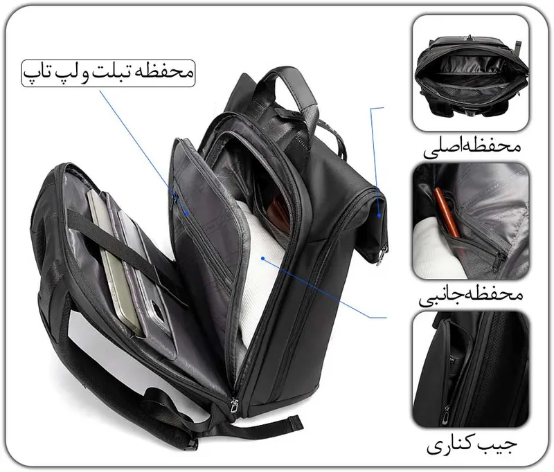 کیف کوله ای جادار بنج BG-2888