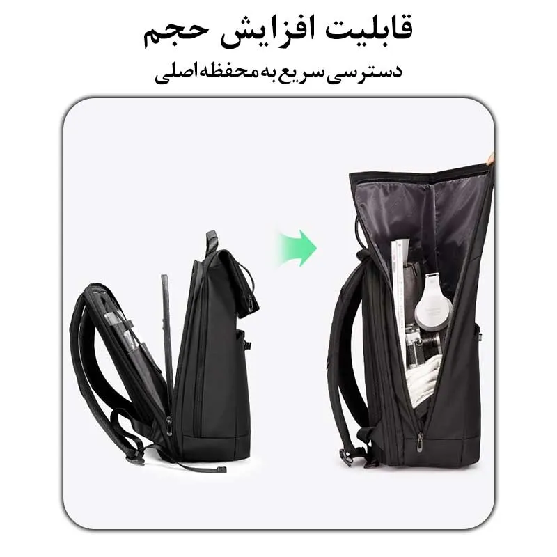 کوله پشتی اورجینال BG-2888 با قابلیت افزایش حجم
