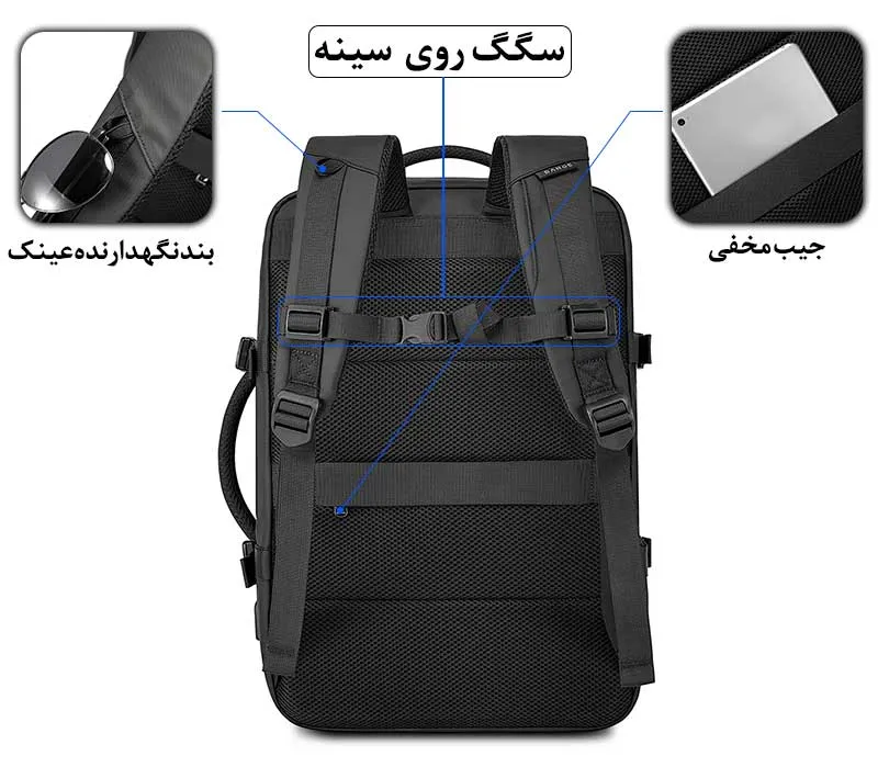 کوله لپ تاپ و ساک سفری بنج BG-2892