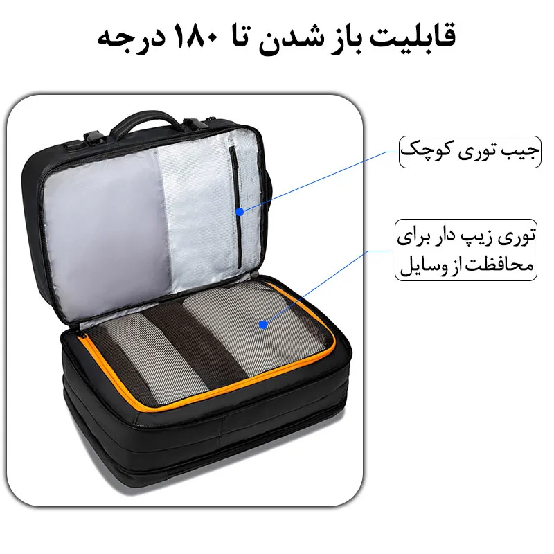 کوله مسافرتی و دانشجویی جادار اورجینال BANGE BG-1908D