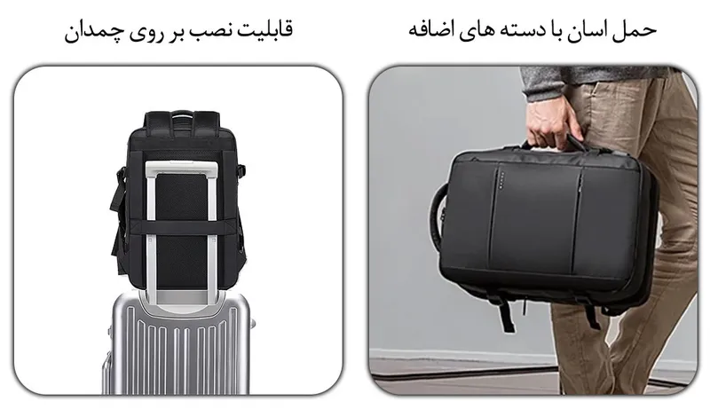 کیف کوله ای دانشجویی مسافرتی BG-1908