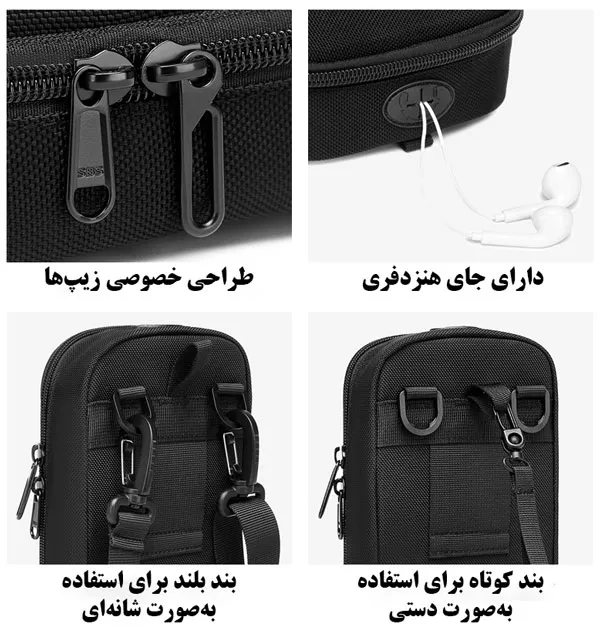 کیف مدارک هاردباکس ضدآب OZUKO-9442