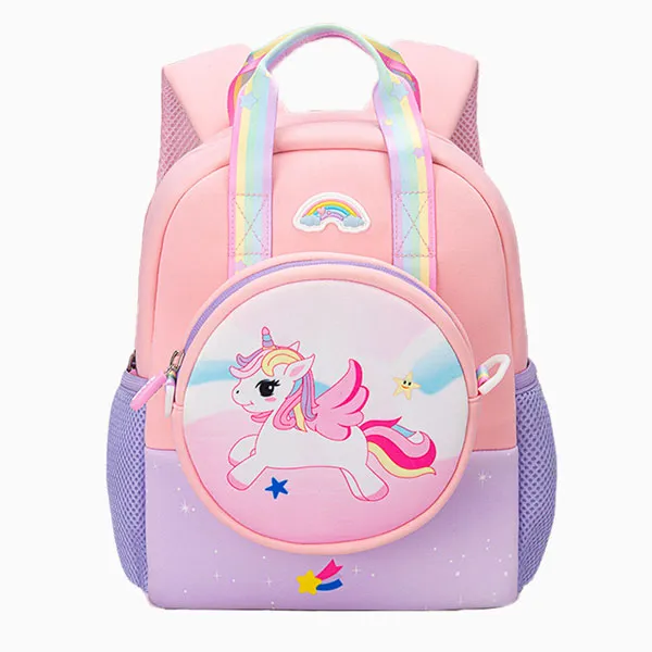 کوله پشتی بچه گانه با کیف دوشی جداشونده  1