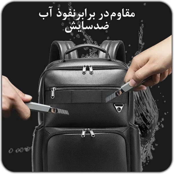 خرید کیف کوله ای چرم اورجینال بنج BANGE BG-6627