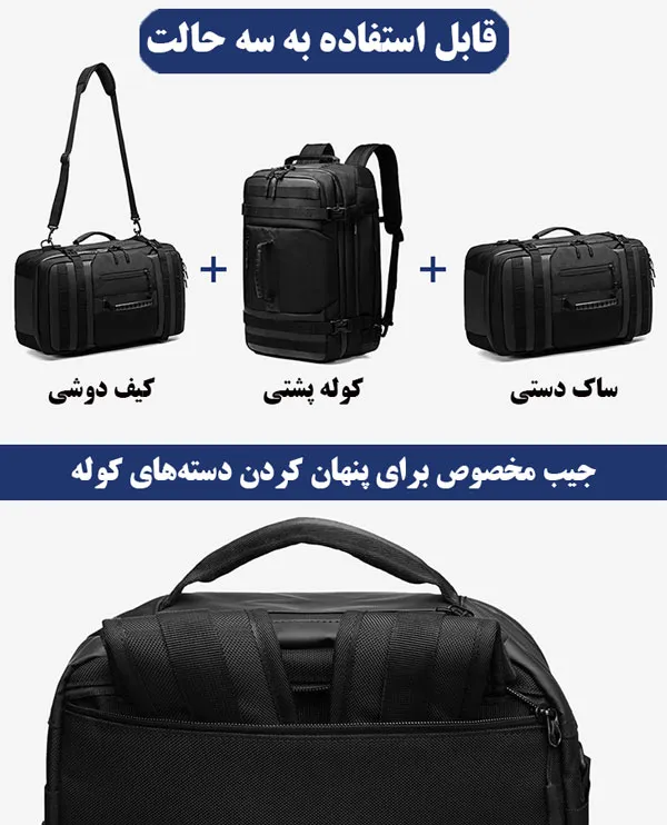 قیمت خرید کیف کوله پشتی ضدآب اورجینال اوزوکو 9242L
