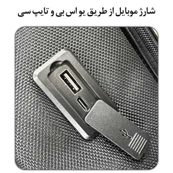 کوله پشتی USB دار بنج BG-S51 مناسب مدرسه و دانشگاه