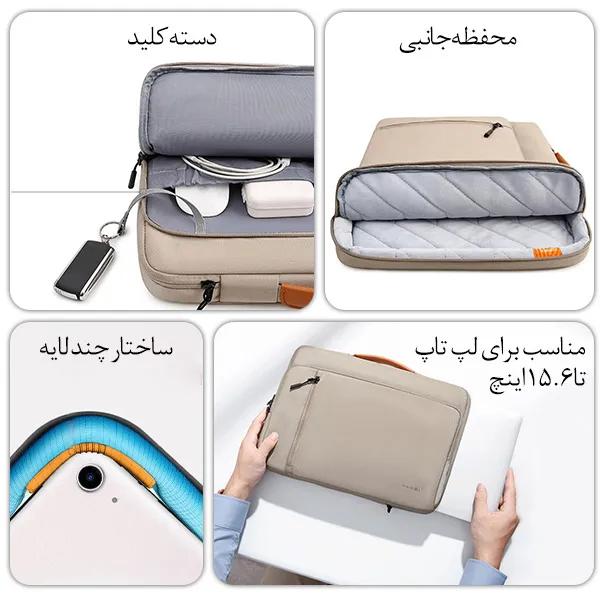 خرید آنلاین کیف و کاور لپ تاپ 15.6 اینچی اورجینال بنج BG-6802D