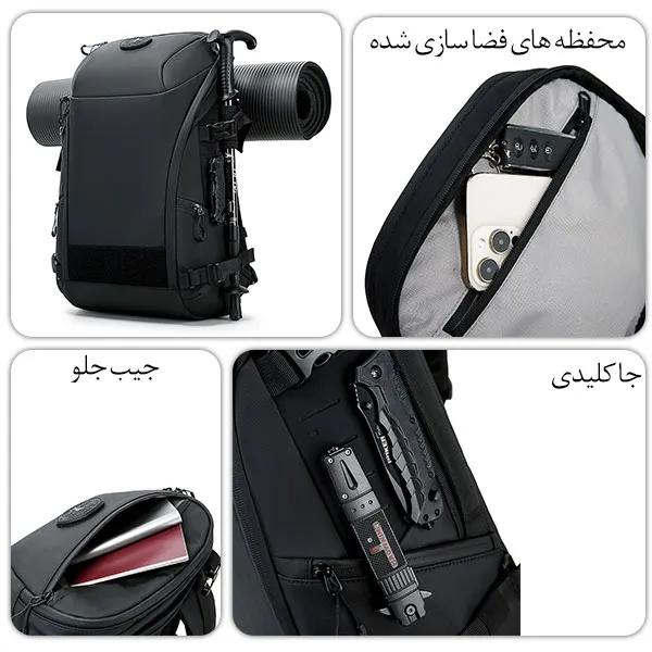 کیف مسافرتی ضد باران FW-226 مناسب لپ تاپ 15.6 اینچی