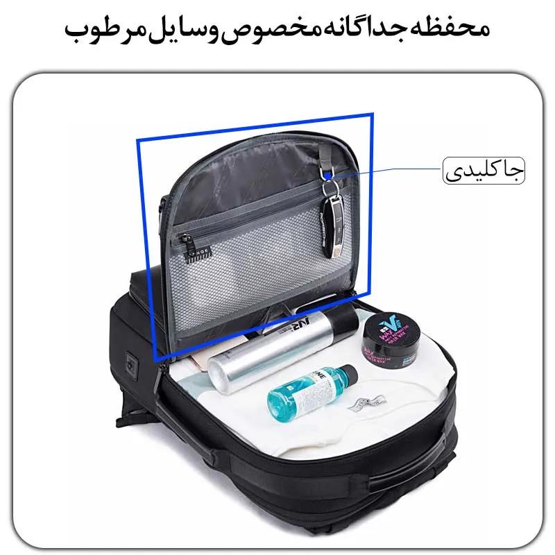 محفظه اصلی و جیب لوازم مرطوب کوله بنج S52